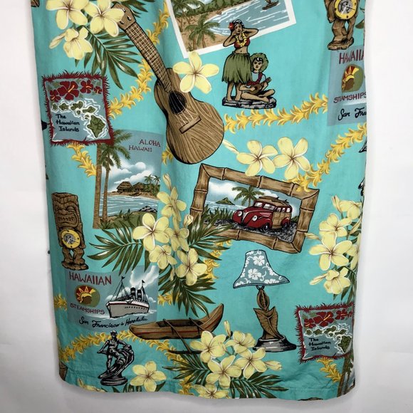 Bishop St Women’s Dress Sm Beach Hawaiian Tropical - Picture 3 of 8